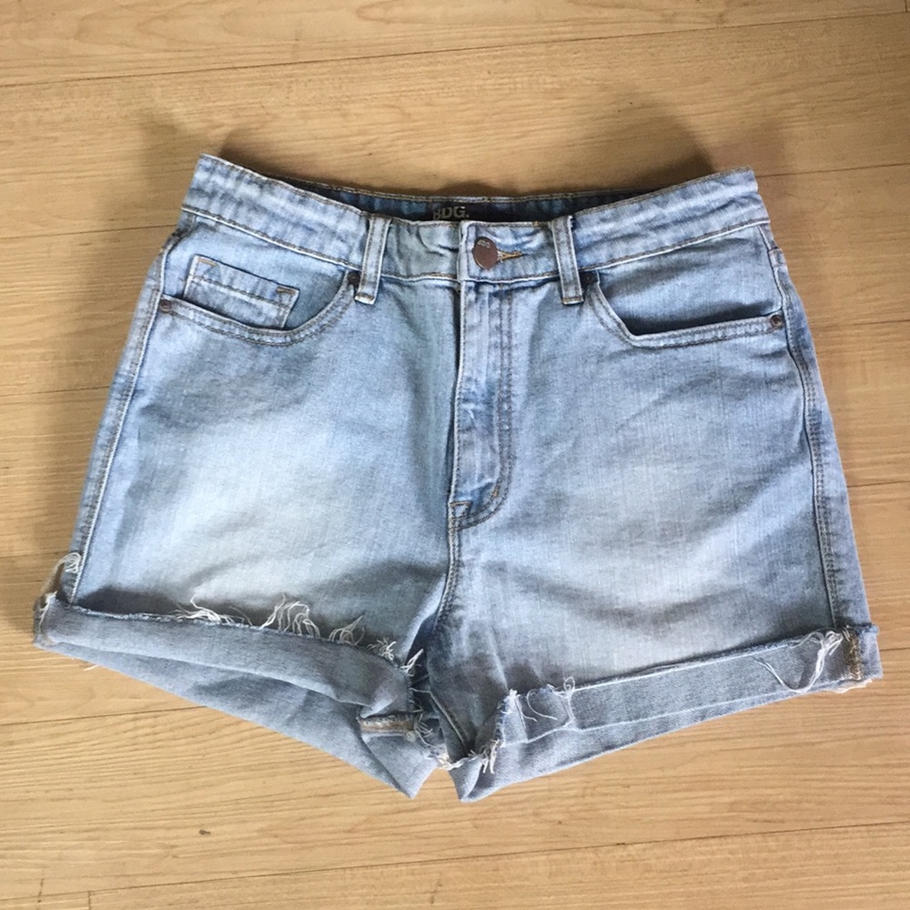 BDG high rise Jean shorts